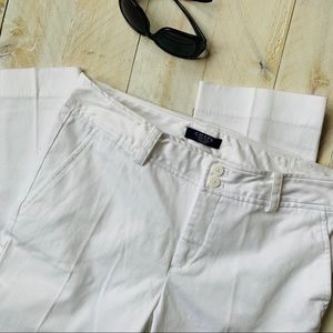 Ralph Lauren womens white Summer PANTS excellent condition 10P business casual